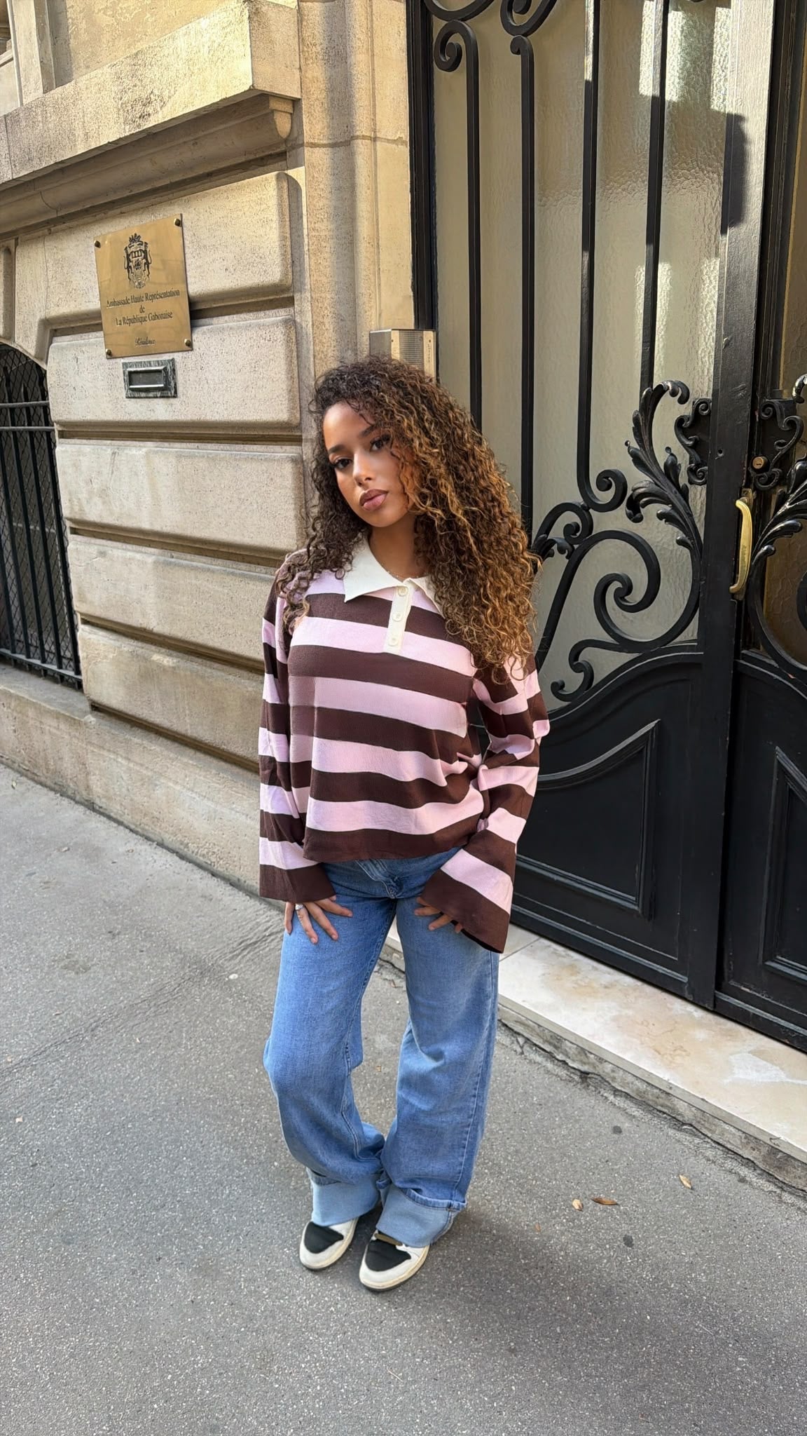 Pull Romy – Rose & Chocolat
